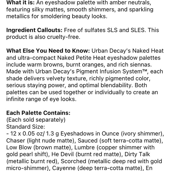 Urban Decay Heat - Picture 8 of 16